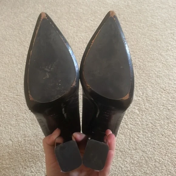 ALLSAINTS Chelsea Black Leather Boots size 40 9 - Picture 7 of 13